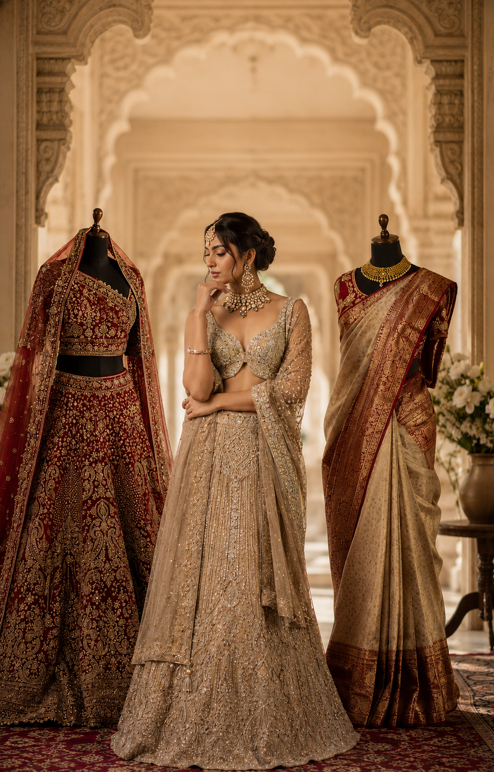 Lehenga or Saree — The Wedding Day Question